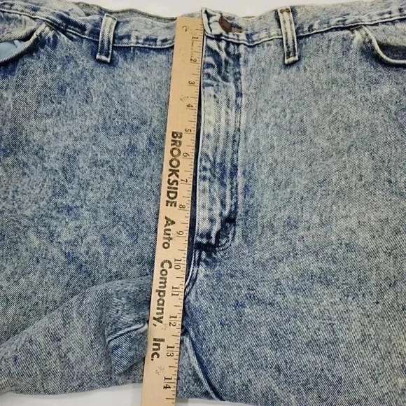 Vintage Rustler Stonewash Acid Jeans Men's Size 44x30 Made in USA - Picture 5 of 8